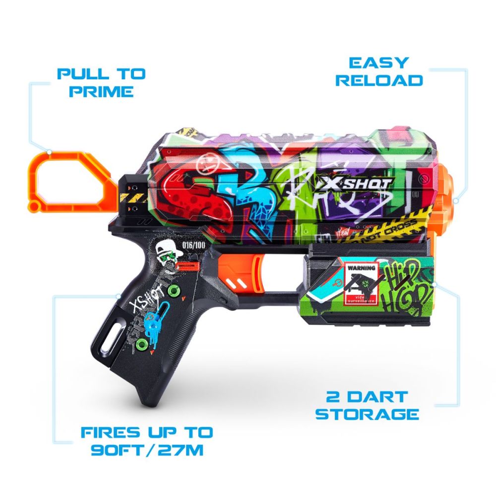 Комплект 3 бластера X-Shot, Skins Mix Combo