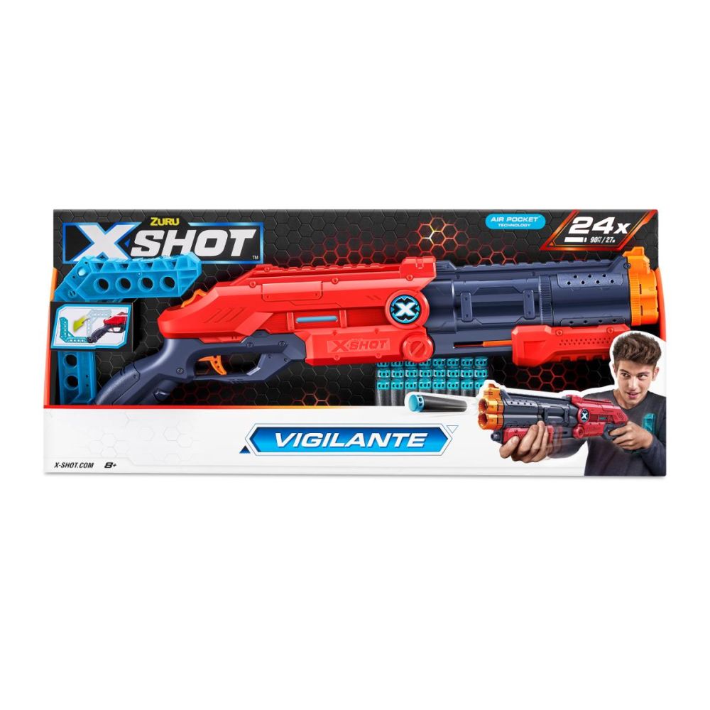 Бластер X-Shot, Excel Vigilante, 24 снаряда