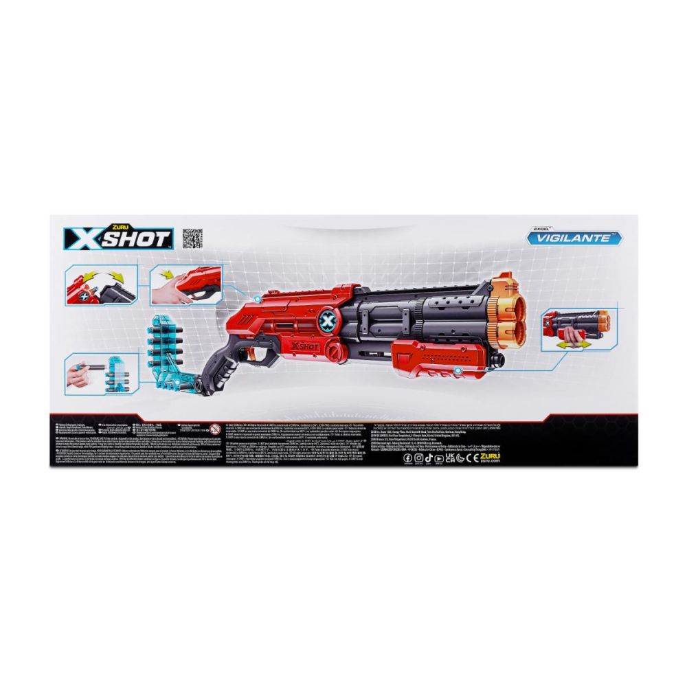 Бластер X-Shot, Excel Vigilante, 24 снаряда