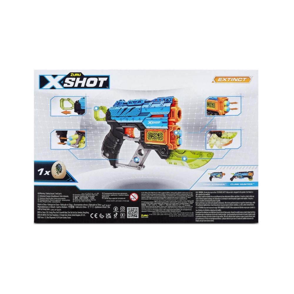 Бластер X-Shot, Dino Attack Extinct, 8 снаряда