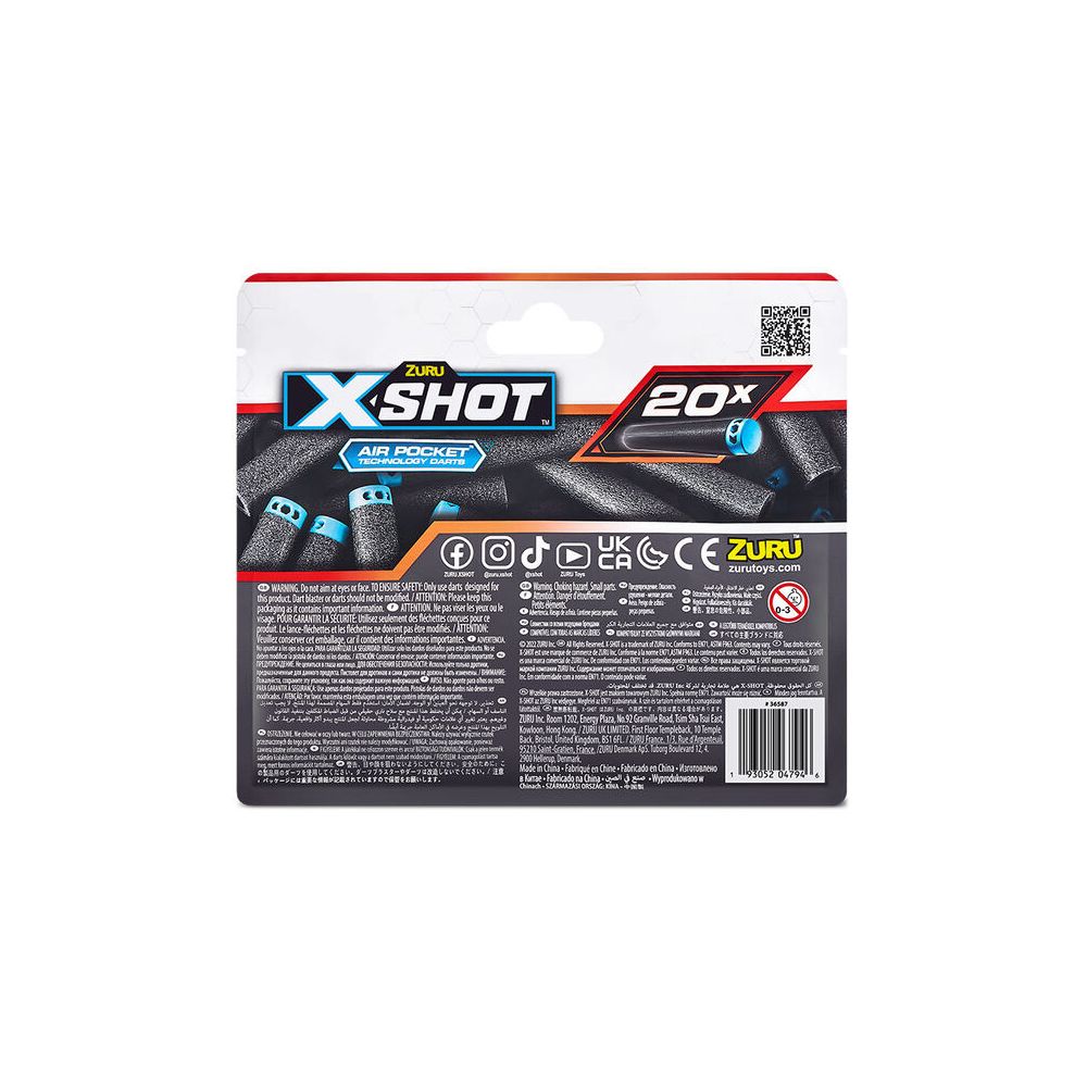 Комплект 20 резервни снаряда, X-Shot
