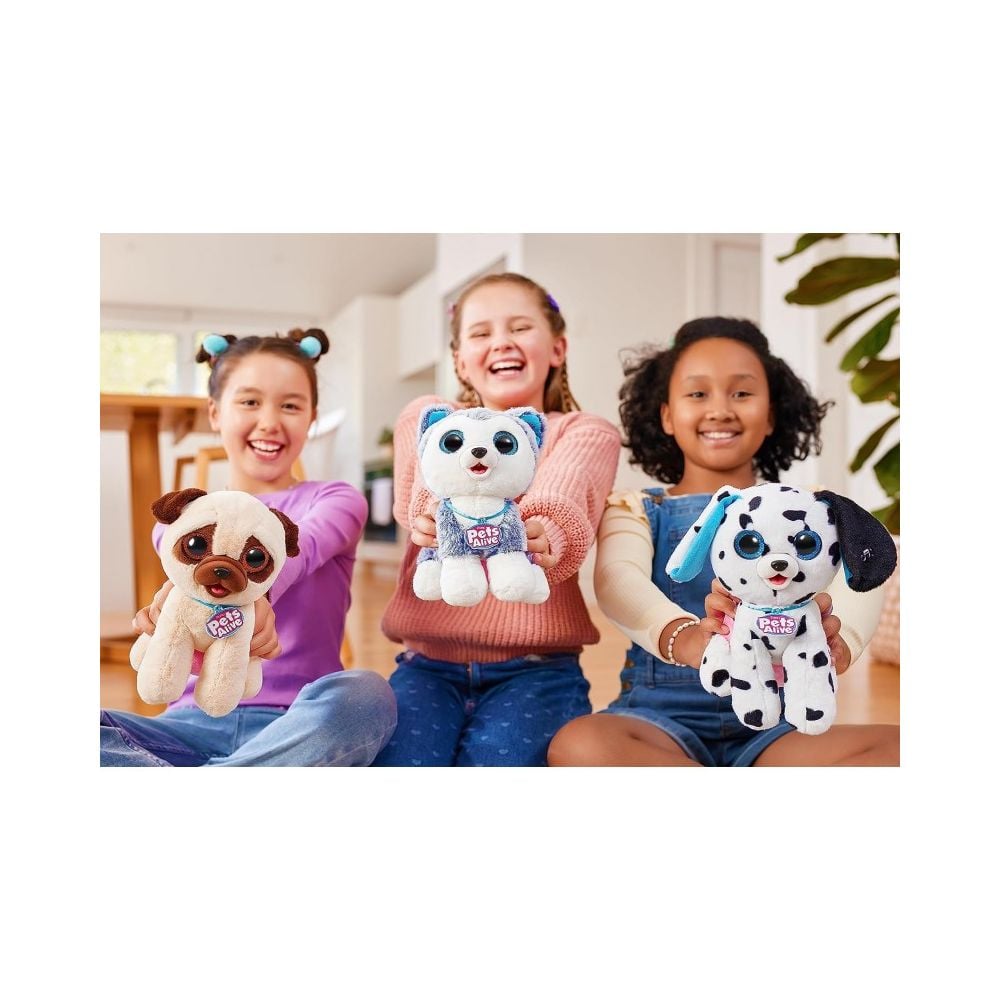 Интерактивна плюшена играчка, Pets Alive, Интерактивно кученце, Pooping Puppies
