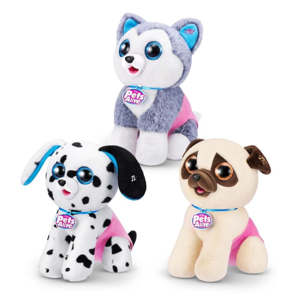 Интерактивна плюшена играчка, Pets Alive, Интерактивно кученце, Pooping Puppies