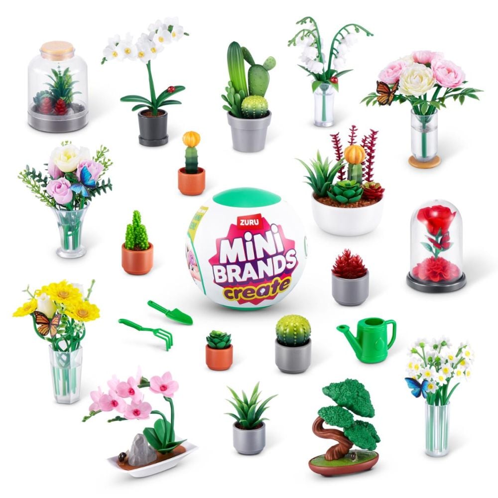 Топка с 5 изненади, Mini Brands, Create, Растения