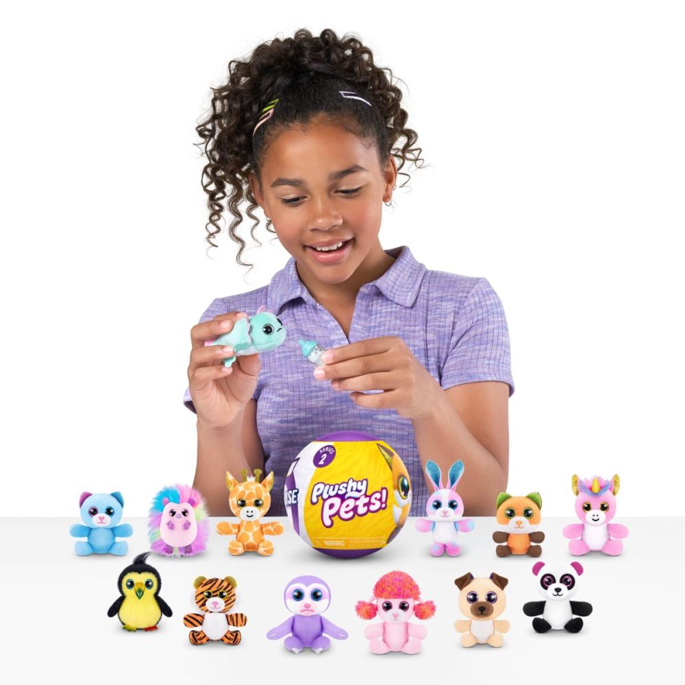 Плюшена играчка с 5 изненади, Zuru, Plushy Pets, S2