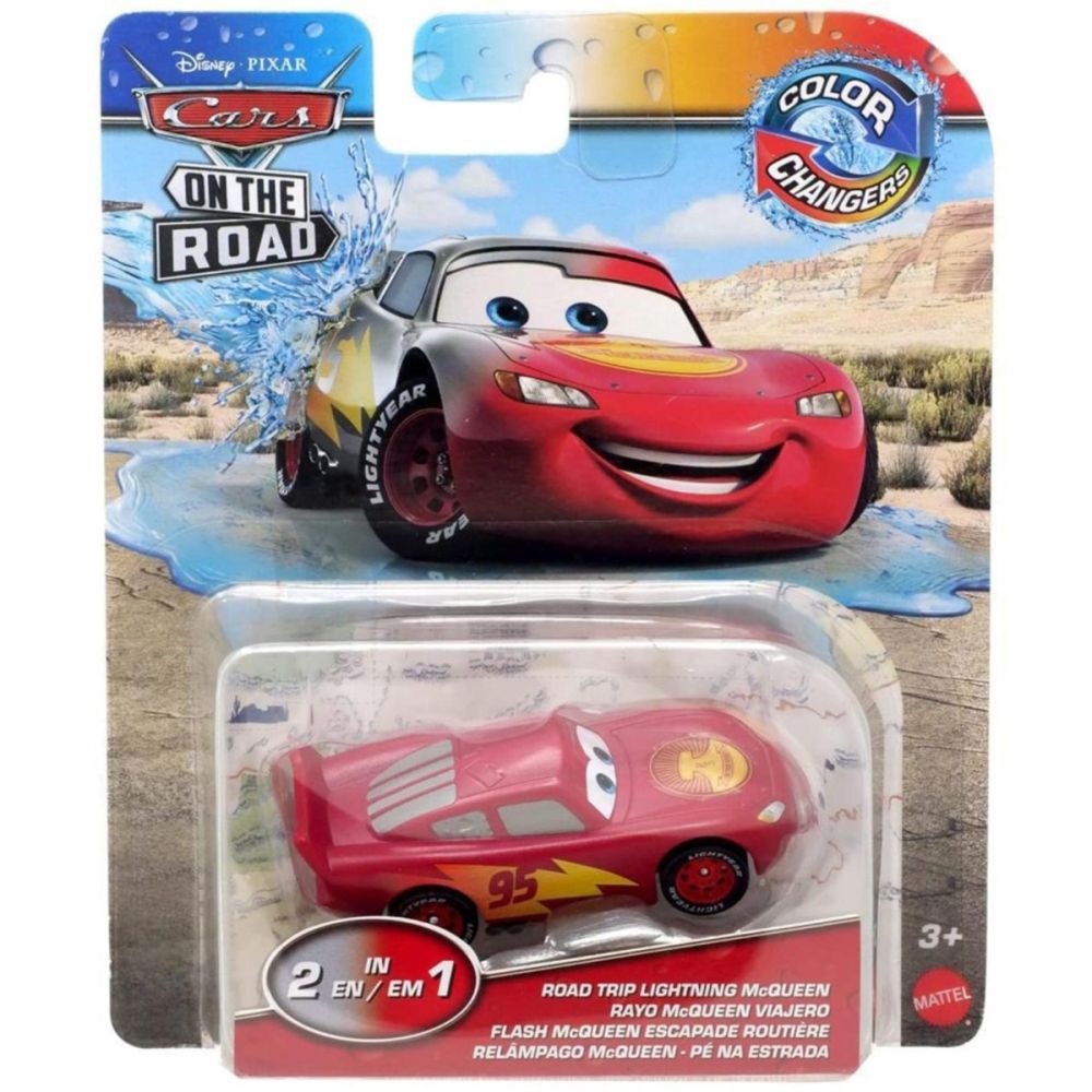 Количка Disney Cars, Color Changers, Lightning Mcqueen, 1:55, HDN00