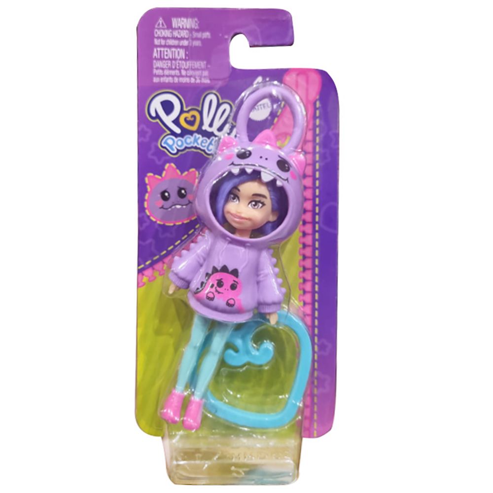 Кукла облечена в анорак с животинче, Polly Pocket, HRD62