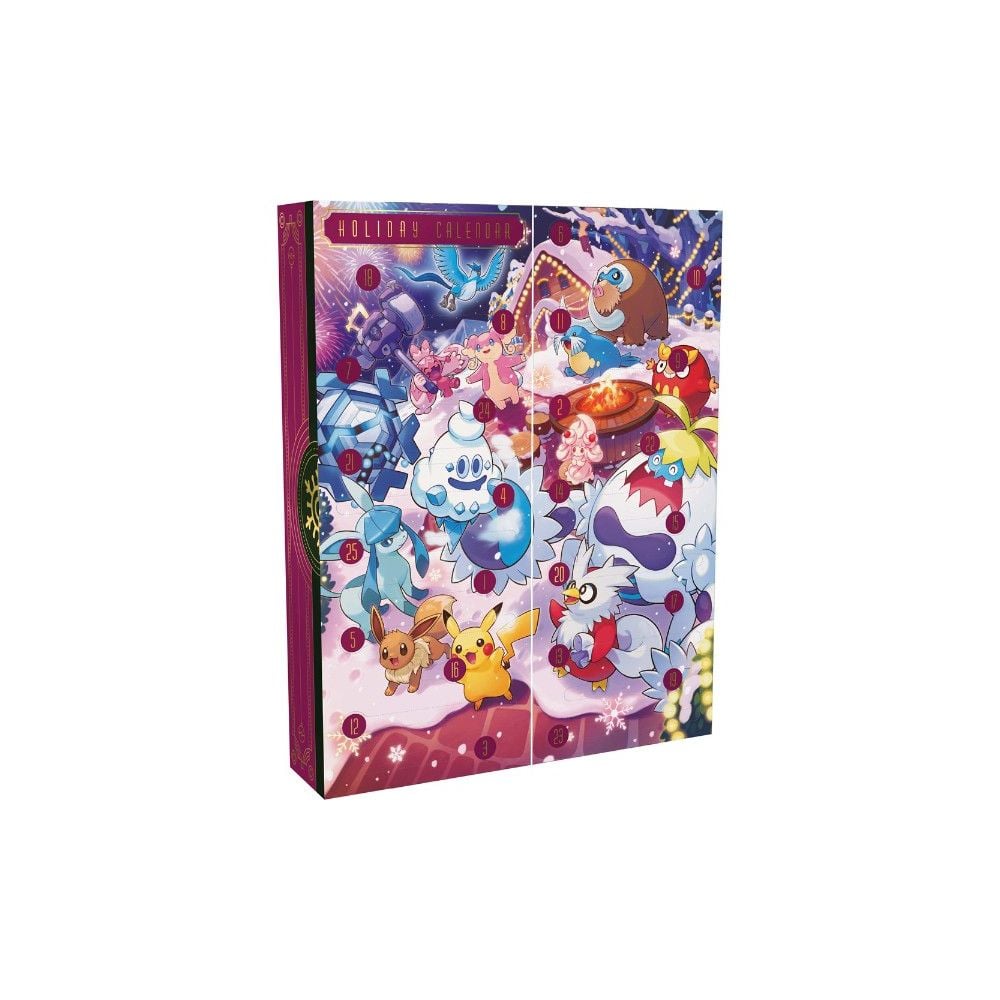 Комплект карти Pokemon TCG, Holiday Calendar, 25 изненади