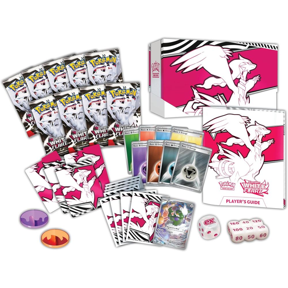 Комплект карти Pokemon TCG, Elite Trainer Box SV10.5, White Flare