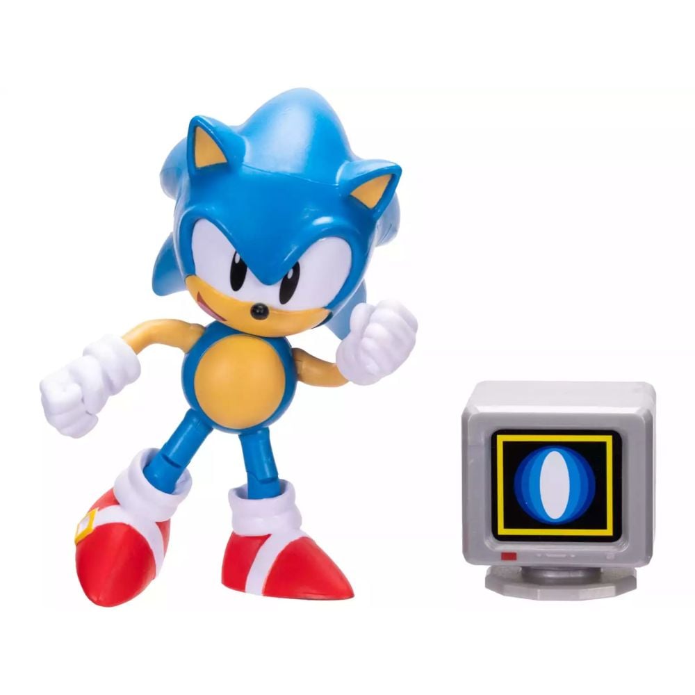 Подвижна фигурка с аксесоар, Sonic the Hedgehog, Sonic, 10 см, 2025