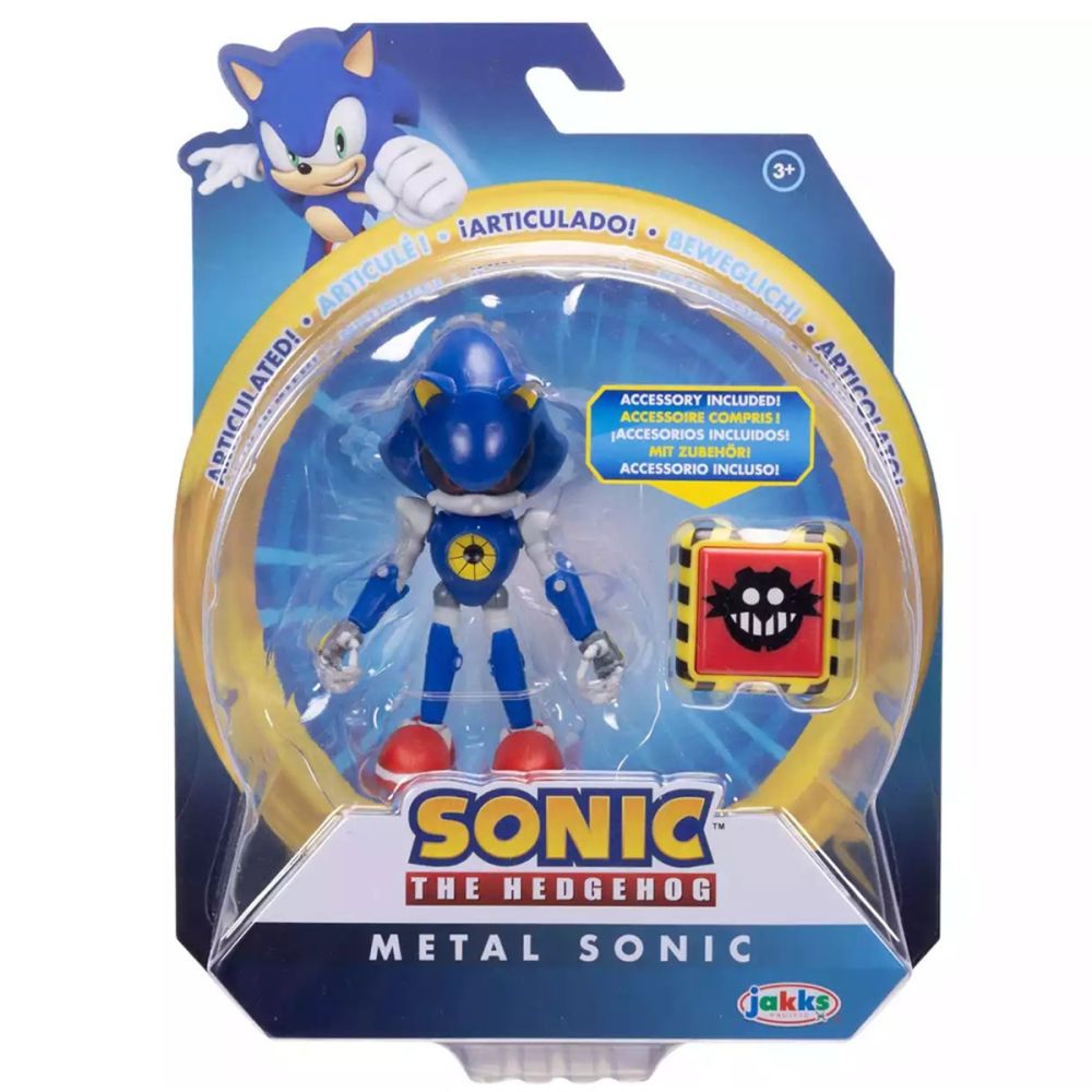 Подвижна фигурка с аксесоар, Sonic the Hedgehog, Metal Sonic, 10 см