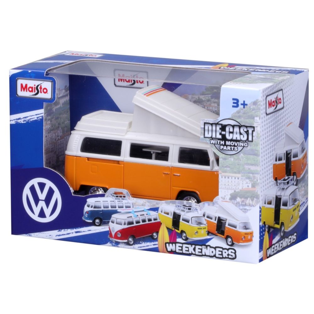Каравана, Maisto, Volkswagen T2, Weekenders, Оранжева