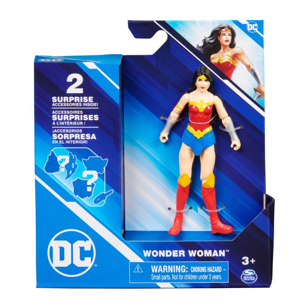Фигурка с 2 аксесоара изненада, DC Universe, Wonder Woman, 10 см, 20137131