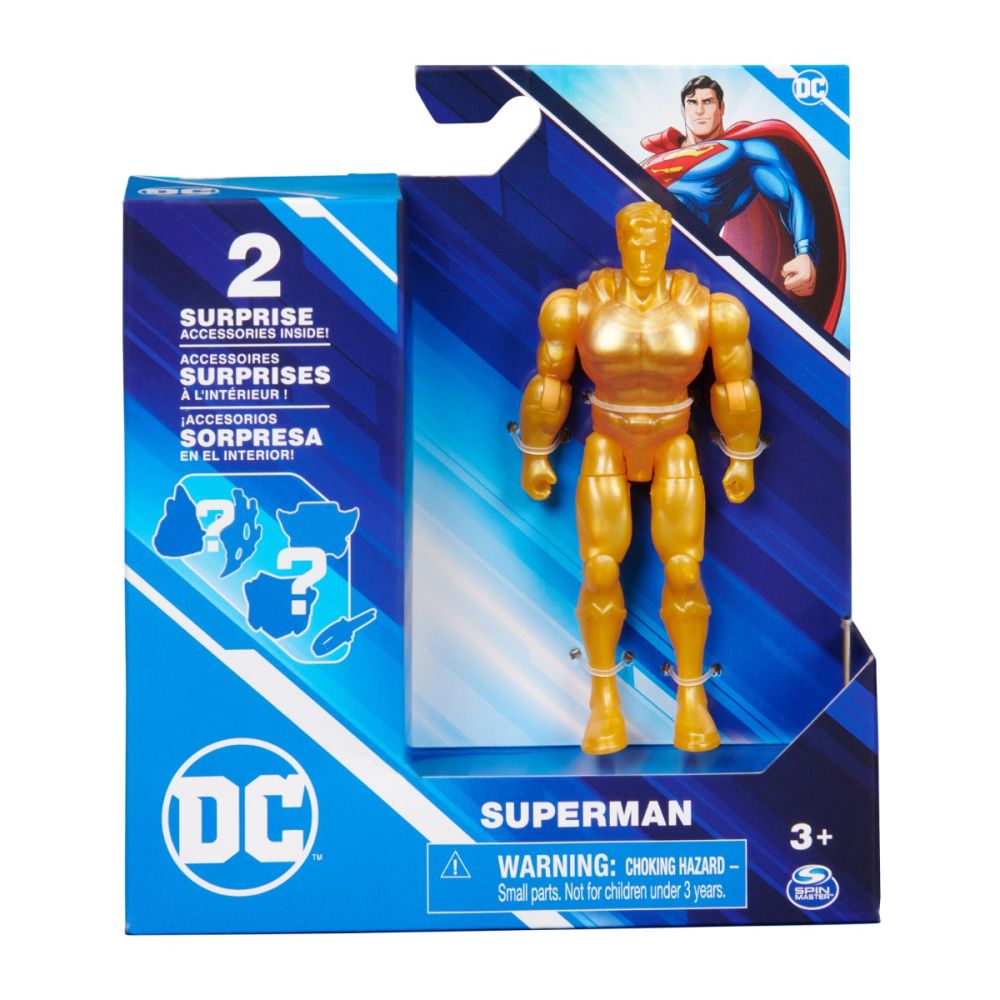 Фигурка с 2 аксесоара изненада, DC Universe, Superman, 10 см, 20137142