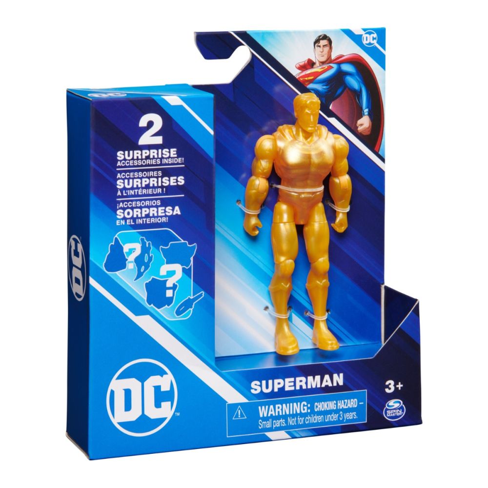 Фигурка с 2 аксесоара изненада, DC Universe, Superman, 10 см, 20137142