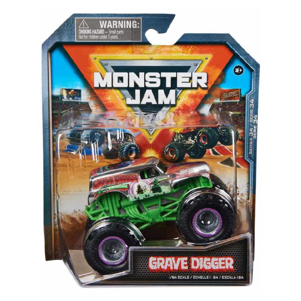 Количка Monster Jam, Grave Digger, 1:64, 20145412