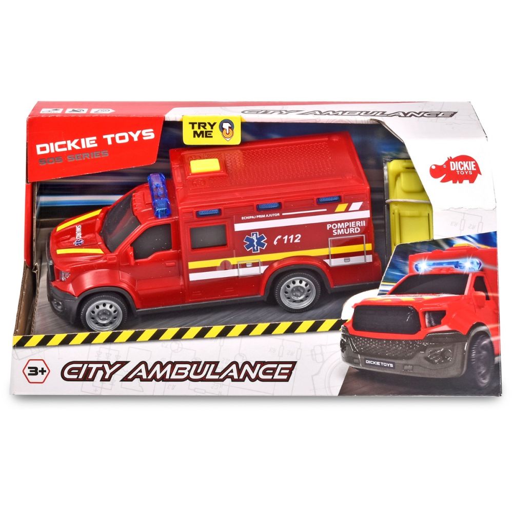 Пожарна кола Smurd Dickie Toys, 1:32