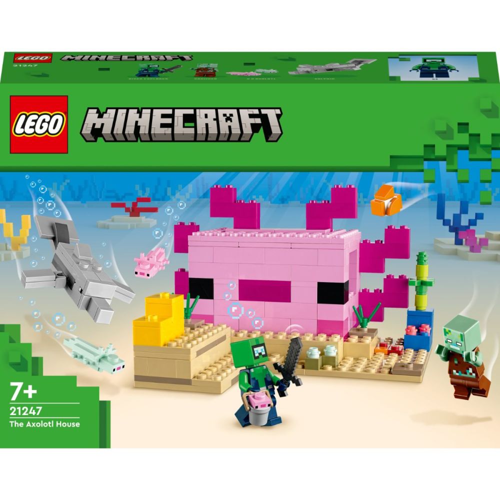LEGO® Minecraft - Къща с аксолотл (21247)