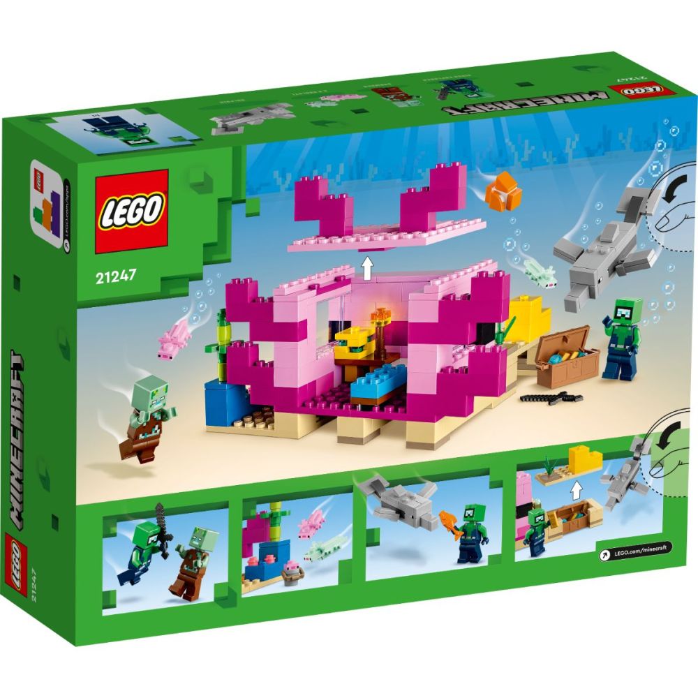LEGO® Minecraft - Къща с аксолотл (21247)