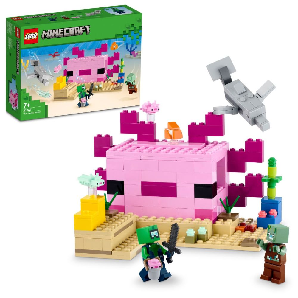 LEGO® Minecraft - Къща с аксолотл (21247)