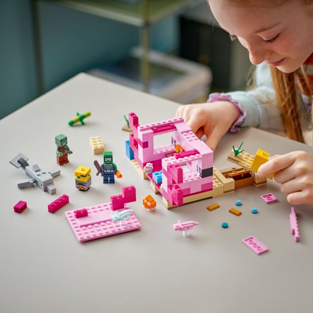 LEGO® Minecraft - Къща с аксолотл (21247)