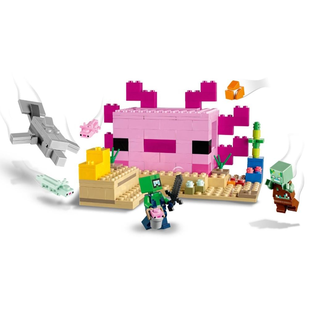 LEGO® Minecraft - Къща с аксолотл (21247)