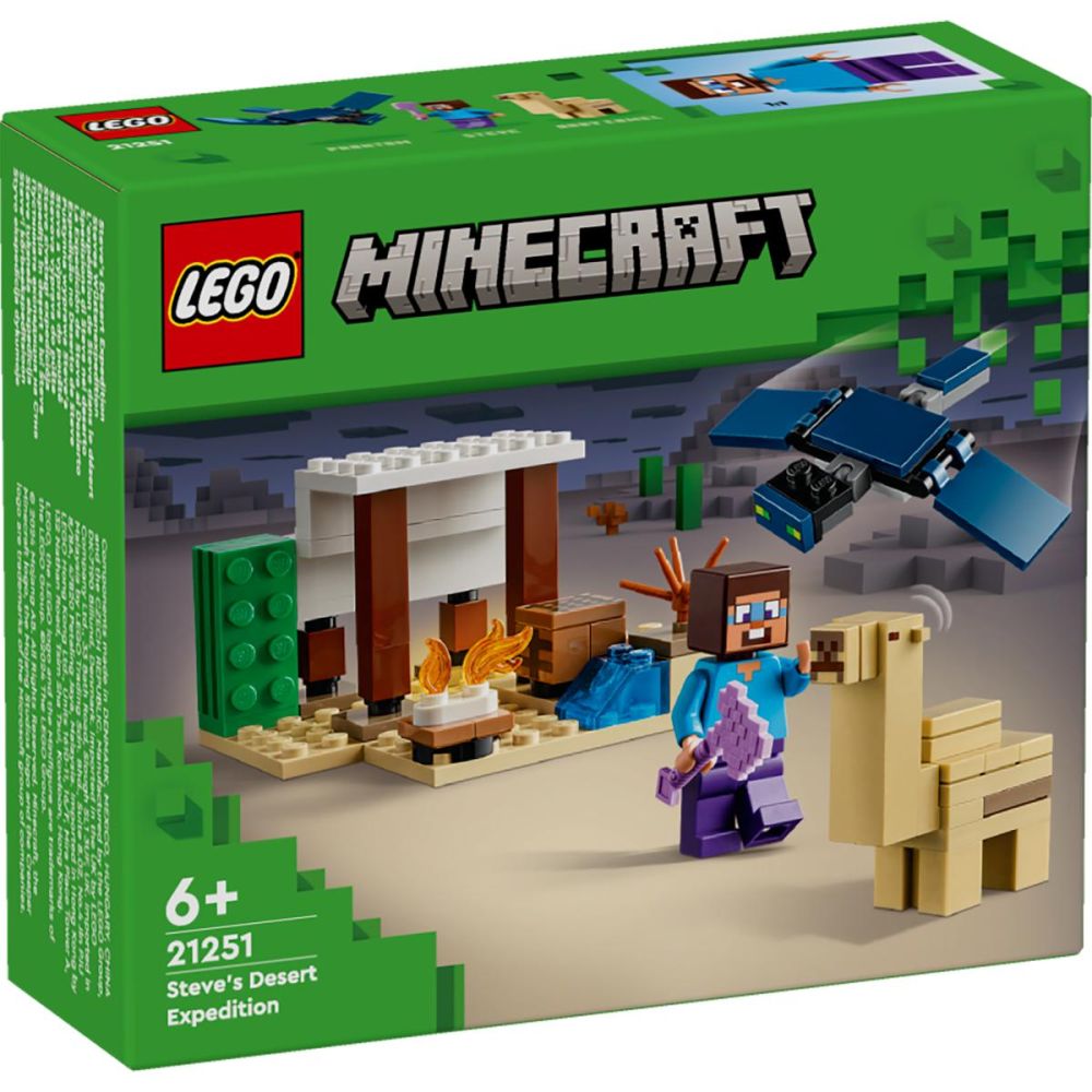 LEGO® Minecraft - Пустинната експедиция на Стив (21251)