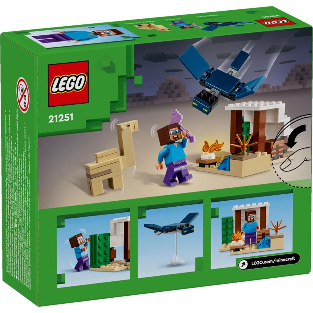 LEGO® Minecraft - Пустинната експедиция на Стив (21251)