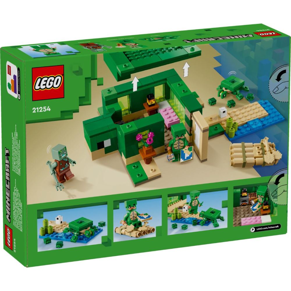 LEGO® Minecraft - Къща на плажа на костенурките (21254)