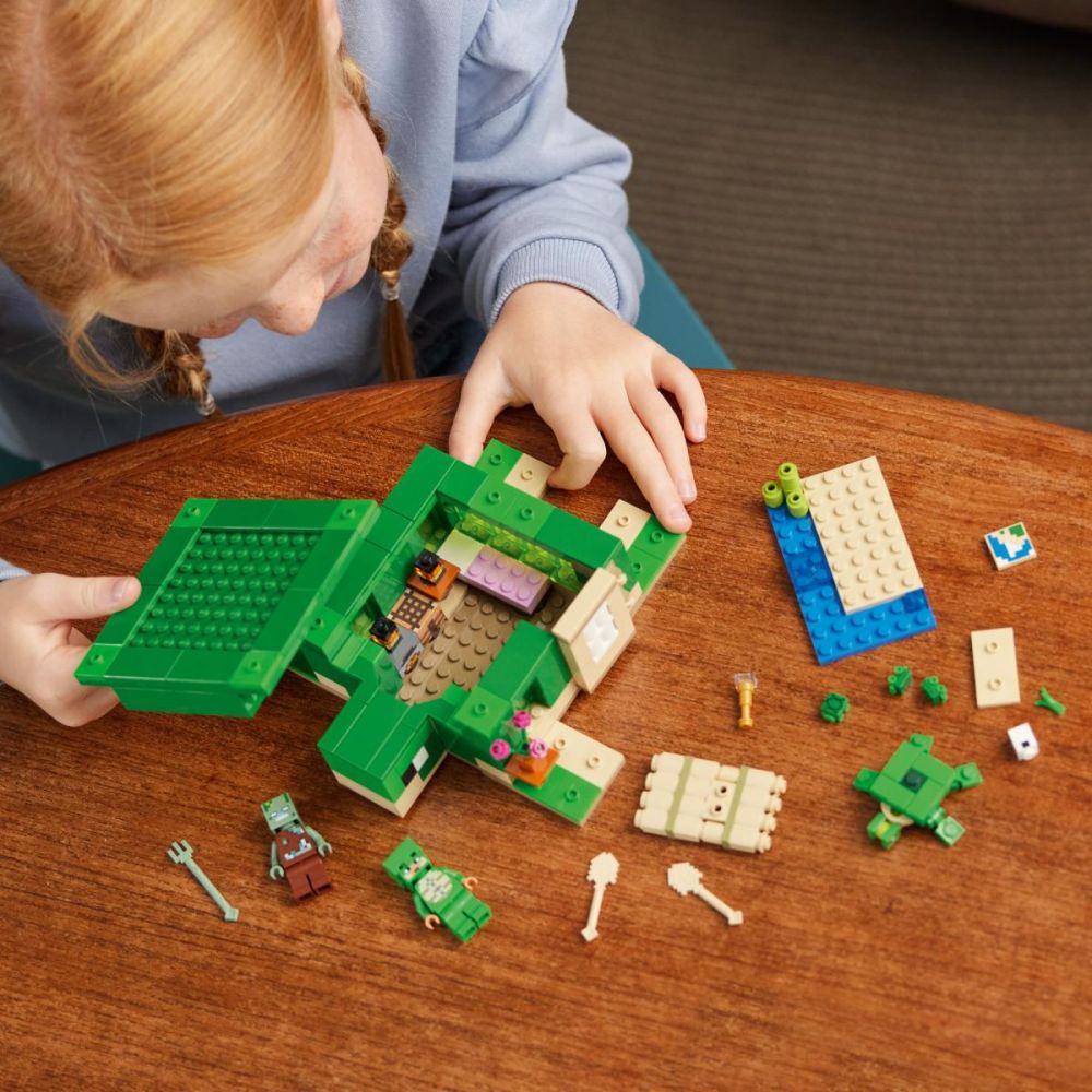 LEGO® Minecraft - Къща на плажа на костенурките (21254)
