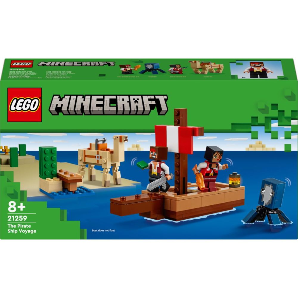 LEGO® Minecraft - Пътуването на пиратския кораб (21259)