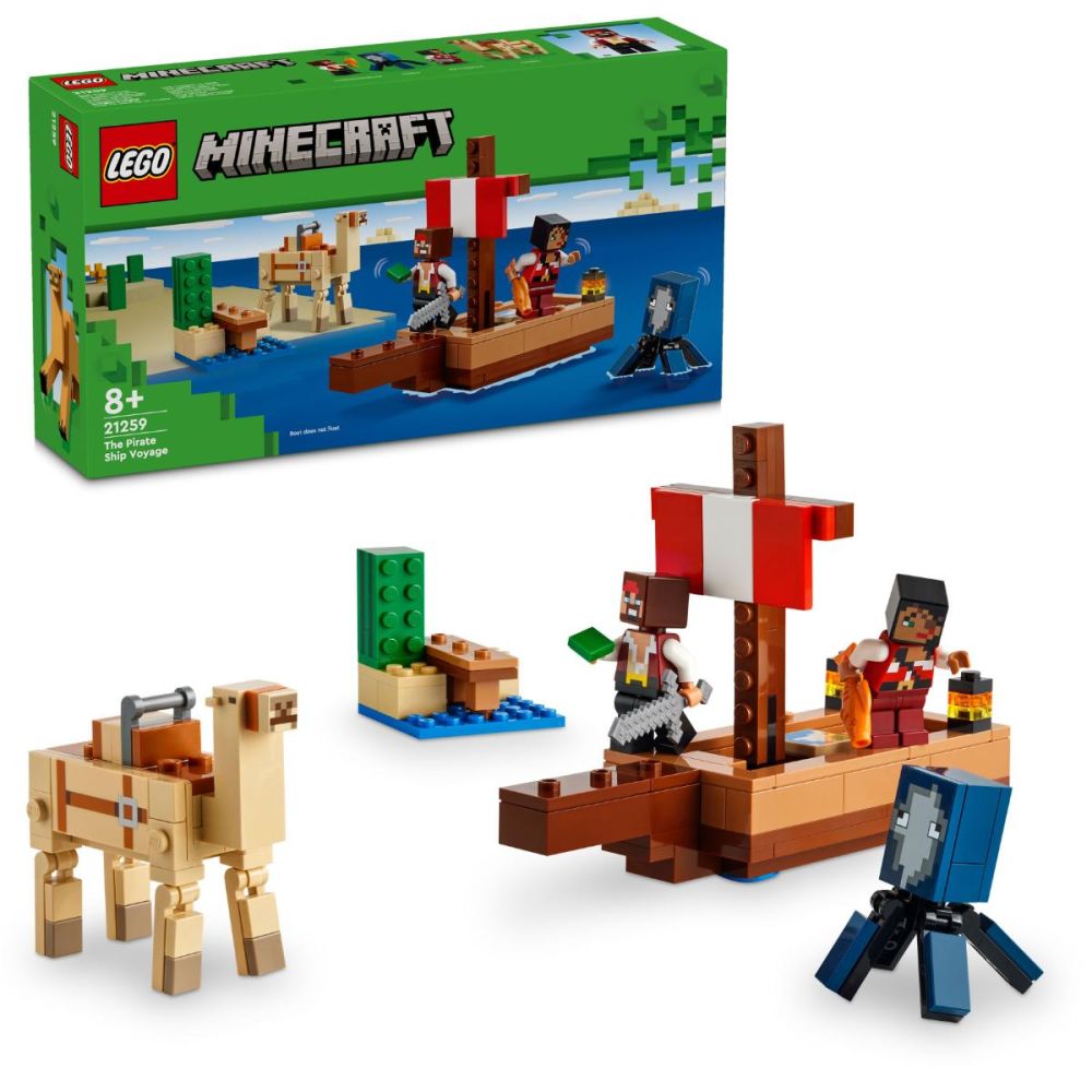 LEGO® Minecraft - Пътуването на пиратския кораб (21259)