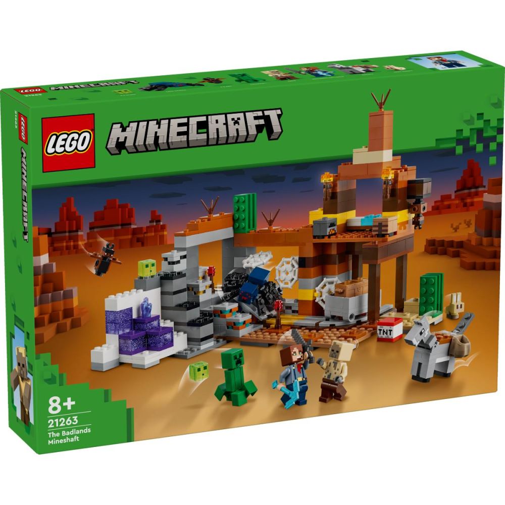 LEGO® Minecraft - Миньорска шахта в неплодородните земи (21263)