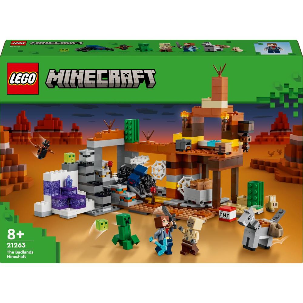 LEGO® Minecraft - Миньорска шахта в неплодородните земи (21263)