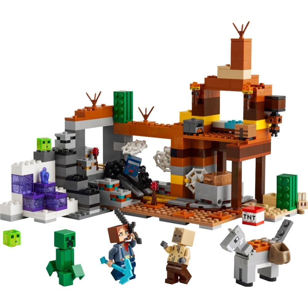 LEGO® Minecraft - Миньорска шахта в неплодородните земи (21263)