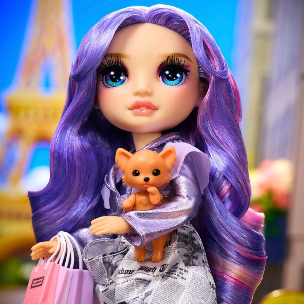 Кукла Rainbow High, Pretty in Paris Fashion, Violet, 248798EUC