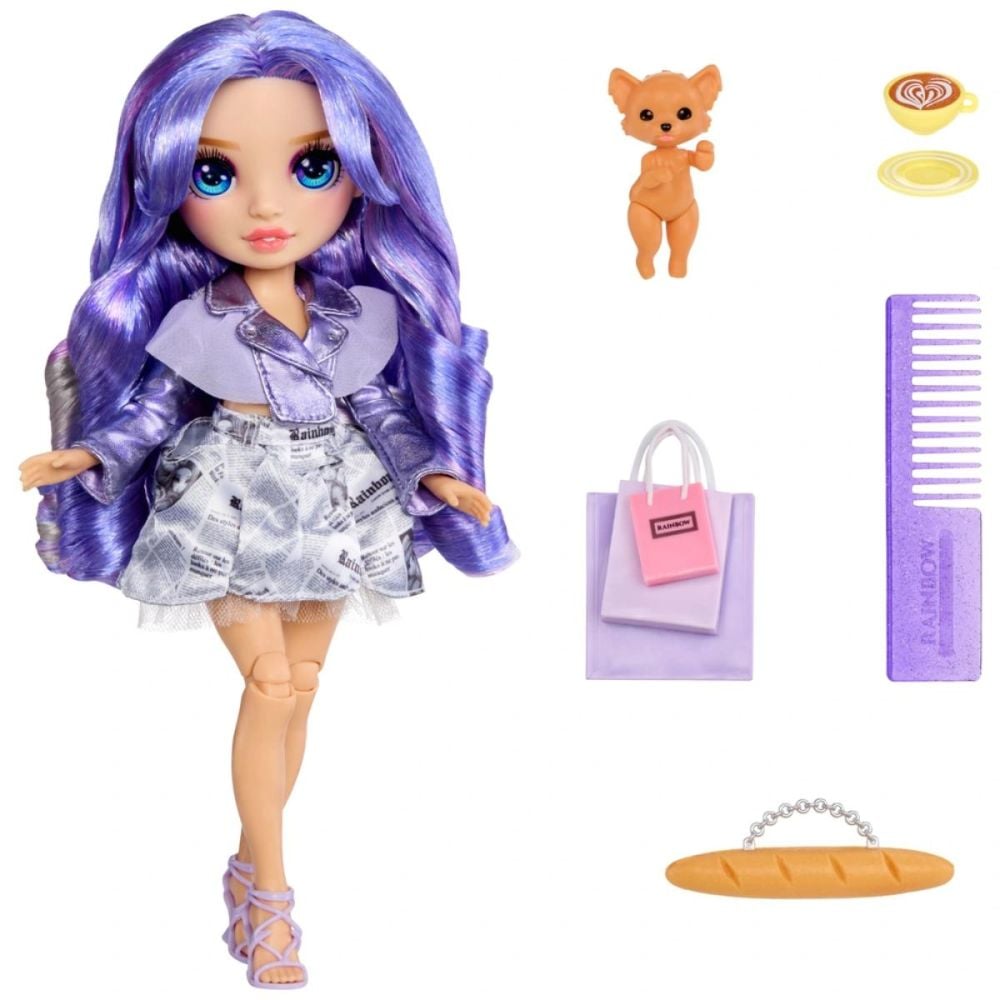 Кукла Rainbow High, Pretty in Paris Fashion, Violet, 248798EUC