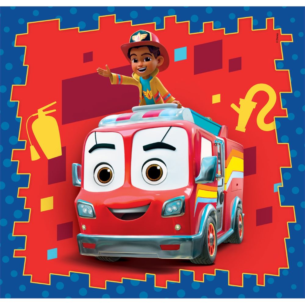 Пъзел Clementoni, Disney Junior, Firebuds, 3 x 48 части