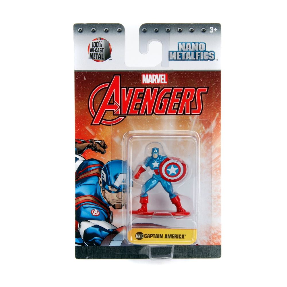 Метална фигурка Nano, Marvel, 4 см