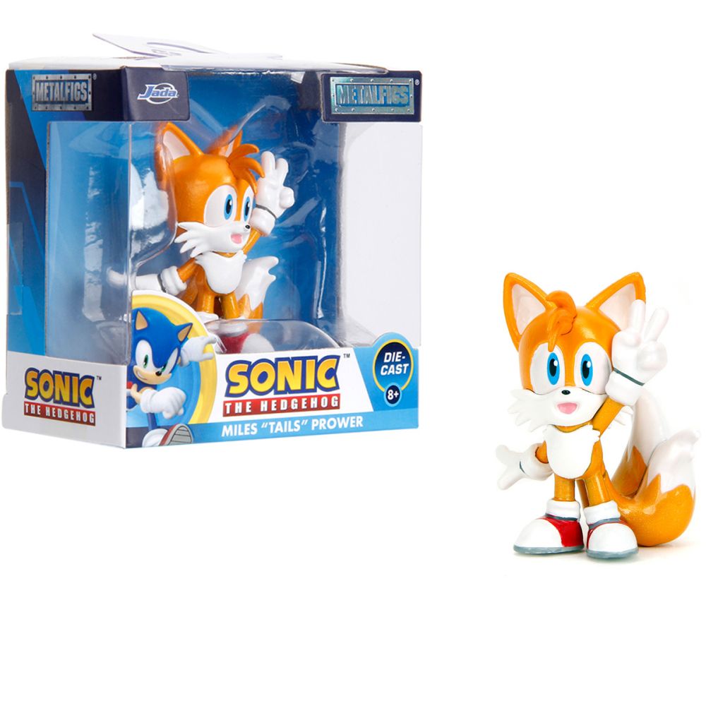 Метална фигурка, Jada, Sonic The Hedgehog, Miles Tales Prower, 6 см