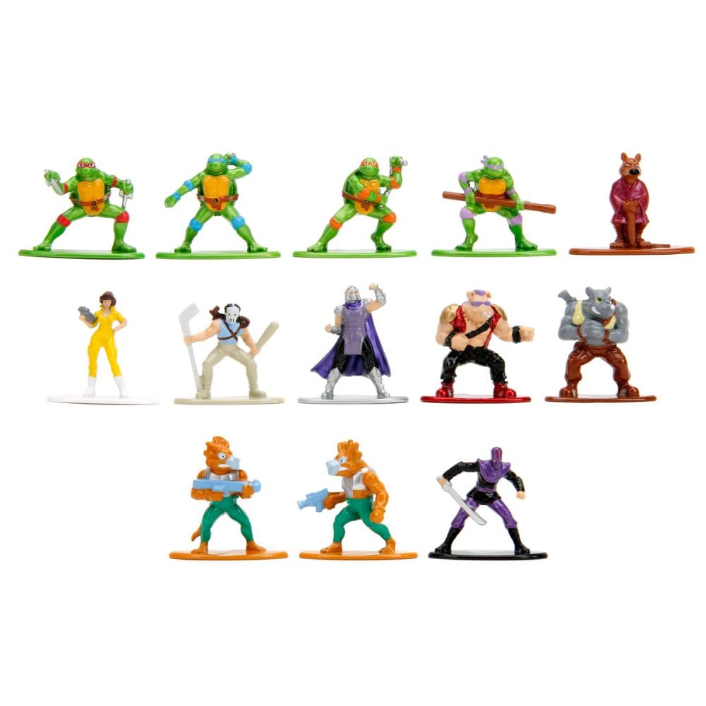 Метална фигурка, изненада, Jada, Nano Ninja Turtles, 4 см
