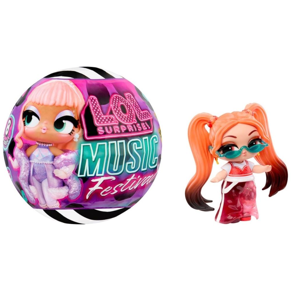 Кукла с аксесоари изненада, LOL Surprise, Music Festival Tots, Vinyl Albums, 249658EUC
