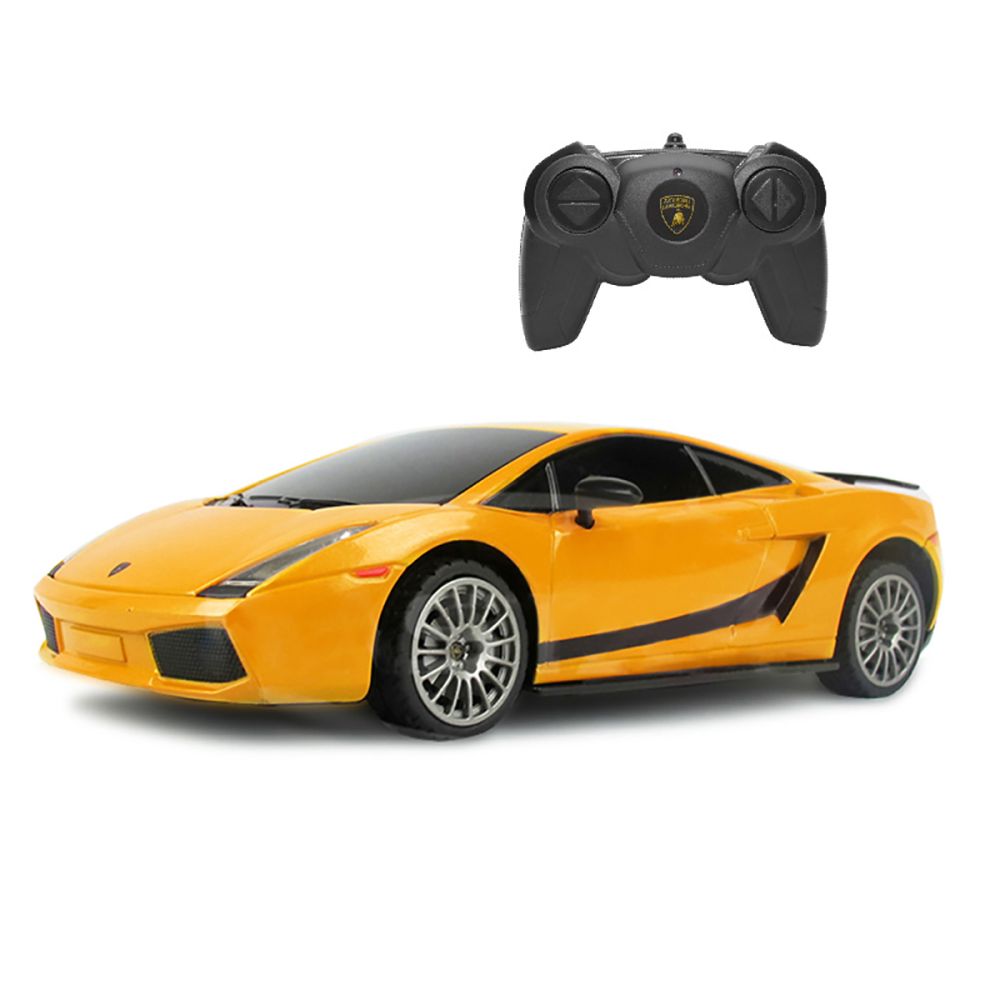 Количка с дистанционно Rastar Lamborghini Superleggera, Жълта, 1:24