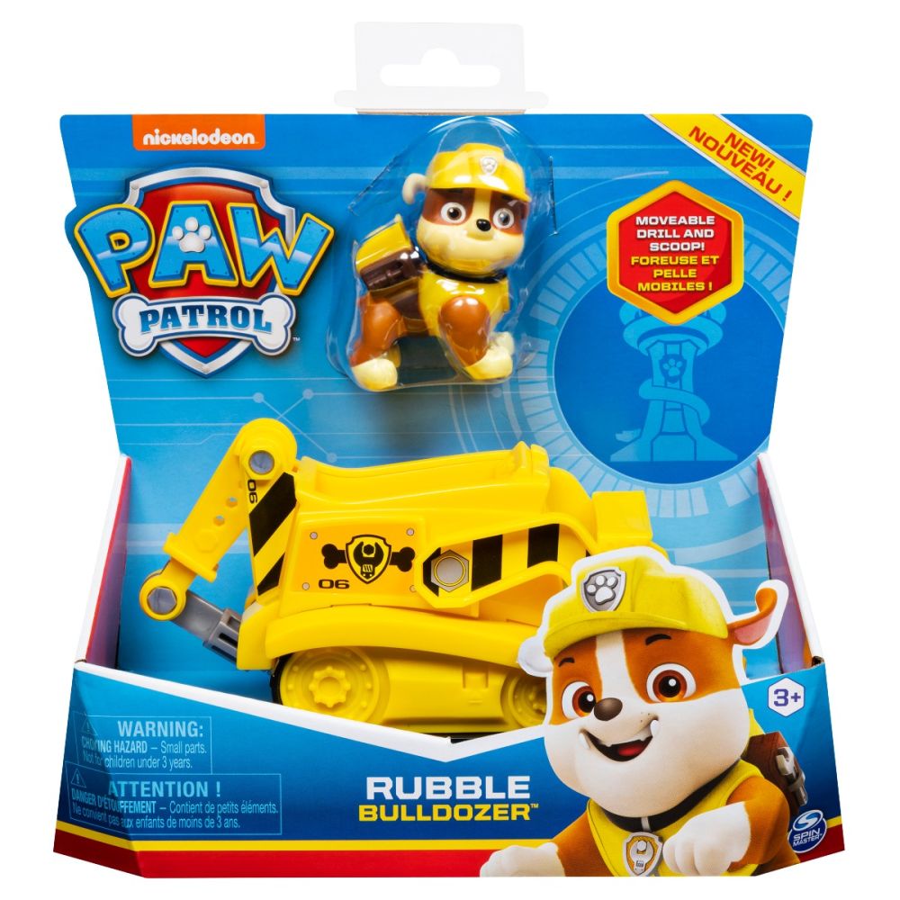 Количка с фигурка Paw Patrol, Rubble Bulldozer 20114323