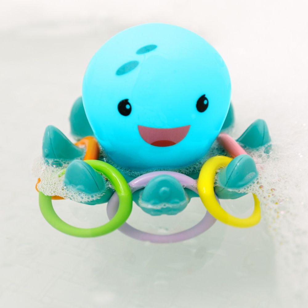 Играчка за баня със светлини, Infantino, Октопод