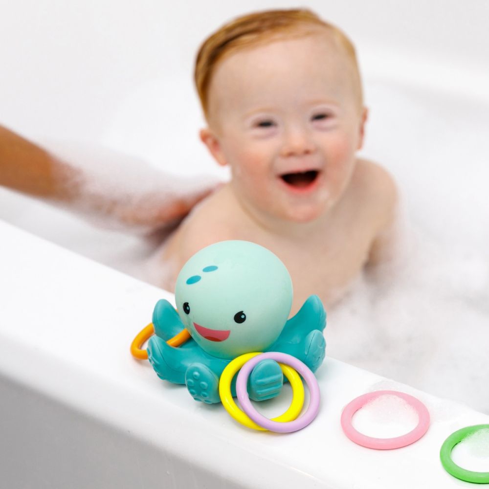 Играчка за баня със светлини, Infantino, Октопод