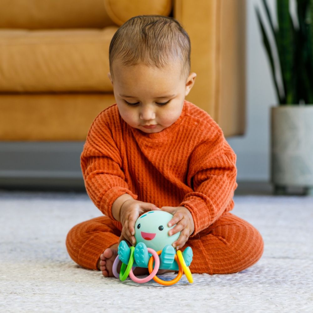 Играчка за баня със светлини, Infantino, Октопод