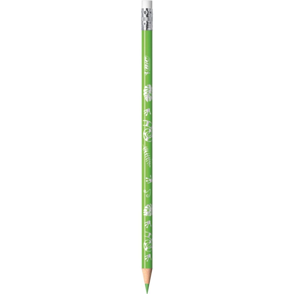 Цветни моливи с гумички Evolution Illusion Bic, 24 цвята