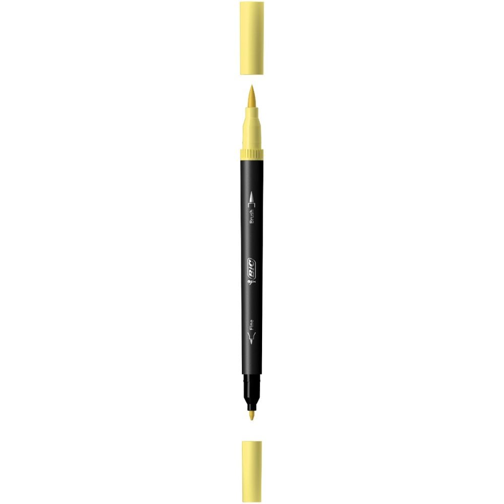 Маркери за оцветяване с двоен връх Intensity, Bic, Пастел, 6 бр