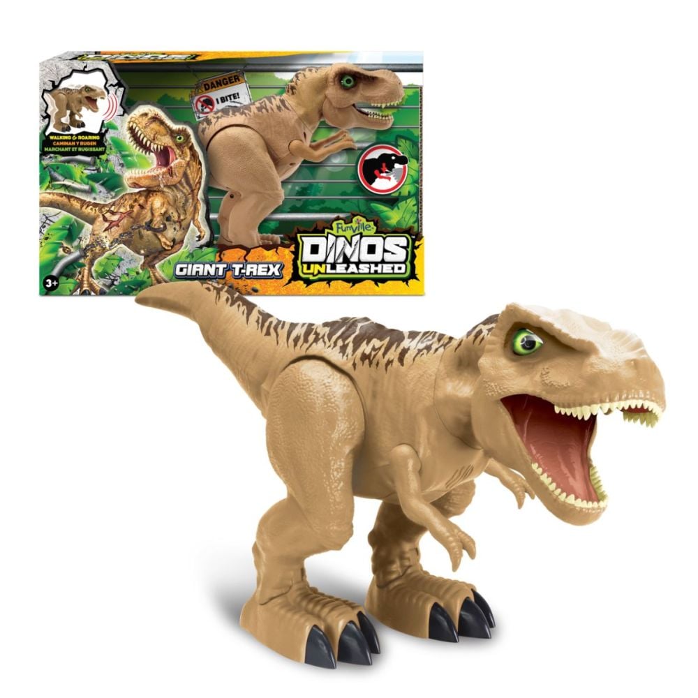 Интерактивна играчка Dinos Unleashed, Динозавър T-Rex